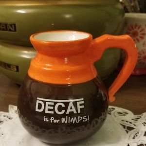 Super Cute Ceramic Vintage Style Diner Coffee Pot Mug